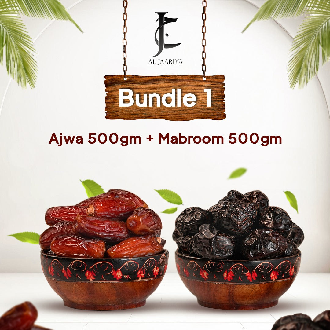 Bundle 1 (Ajwa 500gm + Mabroom 500gm)