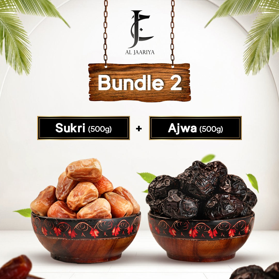 Bundle 2 (Ajwa 500gm + Sukkary 500gm)